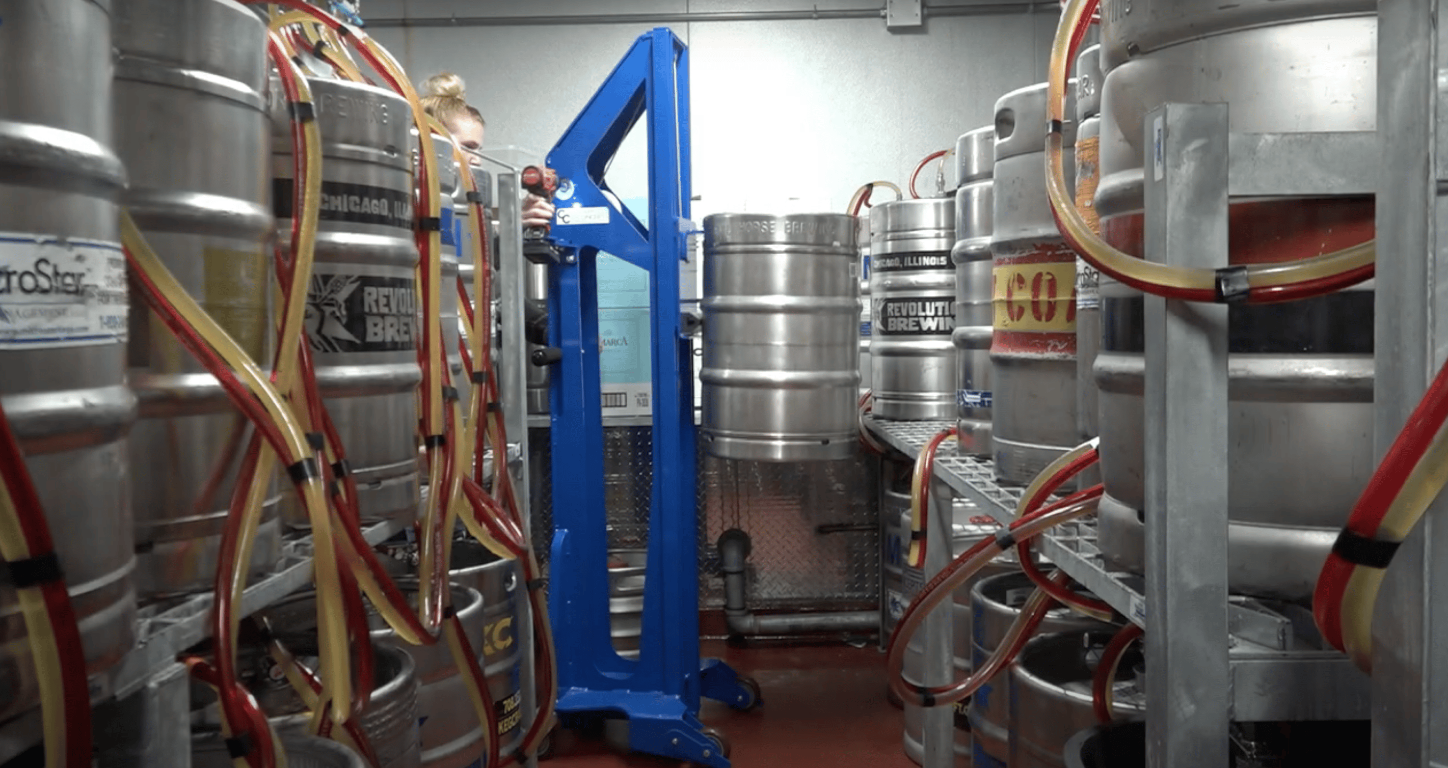 Commercial Walk-In Beer Refrigeration Installation