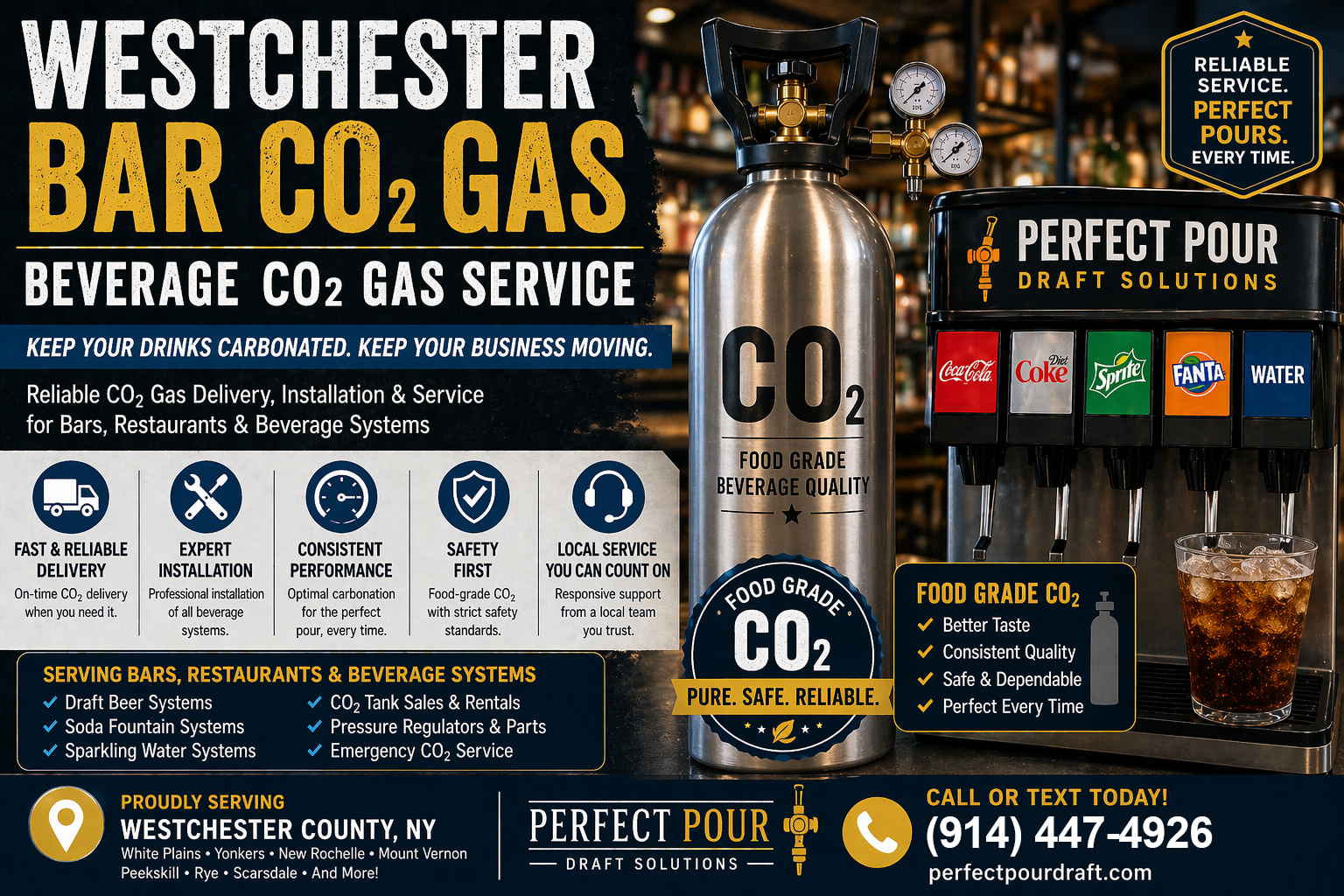Westchester Bar CO₂ Gas | Beverage CO₂ Gas Service